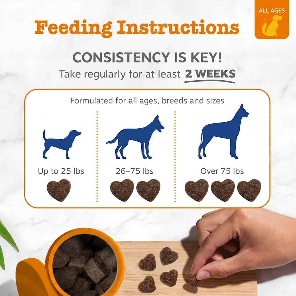 Yami&Me Pet Nutrition Blueberry Eye & Brain Soft Chews